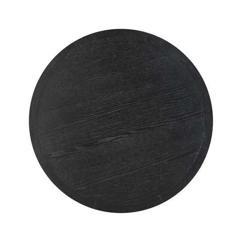 Sahara Black Oak 41" Round Dining Table Model: TOV-D54225