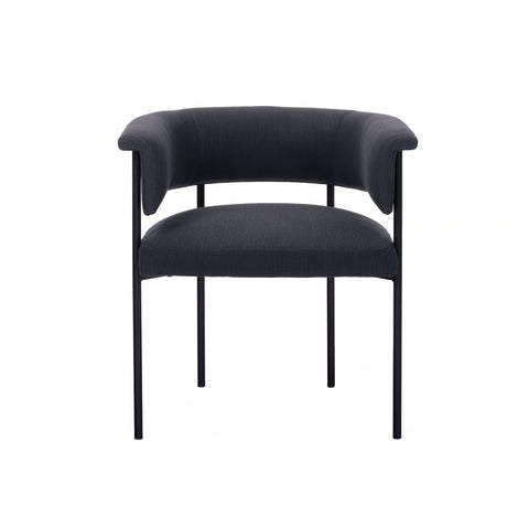 Taylor Black Performance Linen Dining Chair Model: TOV-D54240