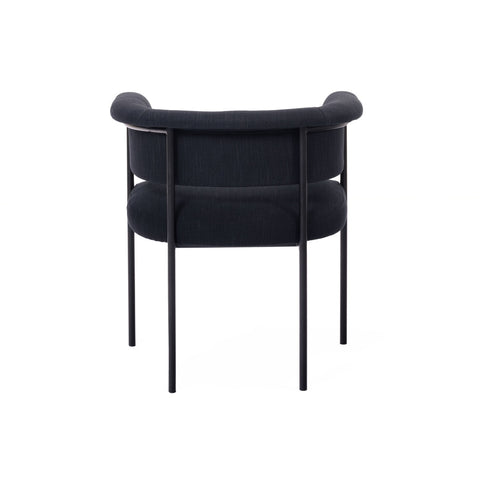 Taylor Black Performance Linen Dining Chair Model: TOV-D54240