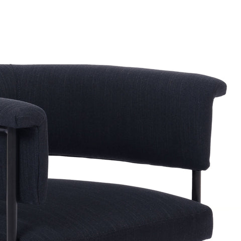Taylor Black Performance Linen Dining Chair Model: TOV-D54240