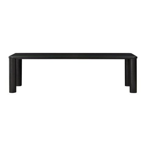Akola Black Oak Rectangular Dining Table Model: TOV-D54247