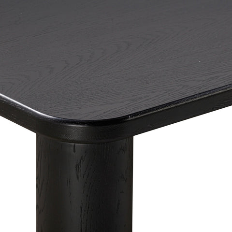 Akola Black Oak Rectangular Dining Table Model: TOV-D54247