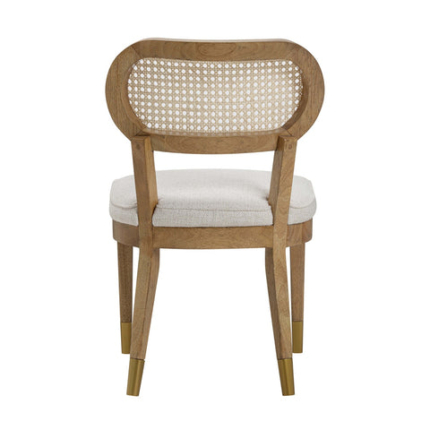 Cosette Natural Performance Linen Dining Chair Model: TOV-D54265