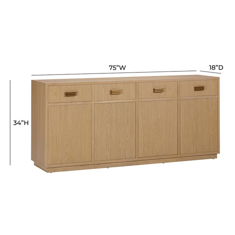 Aria Natural Oak Buffet Model: TOV-D54268