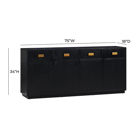 Aria Black Oak Buffet Model: TOV-D54269