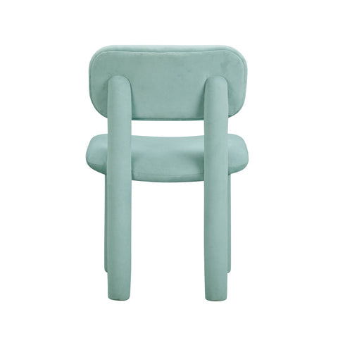 Elise Pale Blue Performance Velvet Dining Chair Model: TOV-D54333