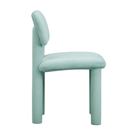 Elise Pale Blue Performance Velvet Dining Chair Model: TOV-D54333