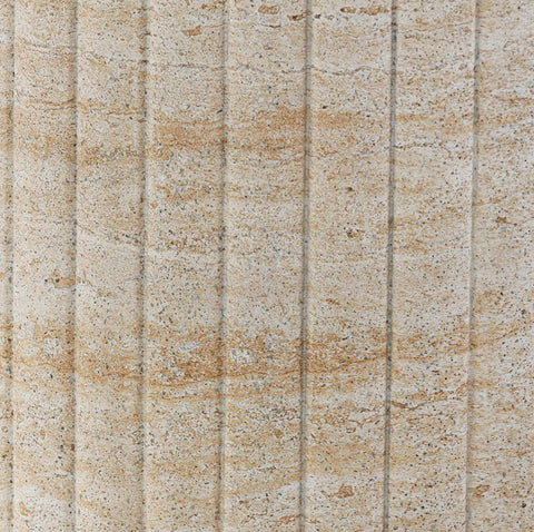 Blossom Washed Travertine Finish Indoor / Outdoor 54" Round Dining Table Model: TOV-D54349