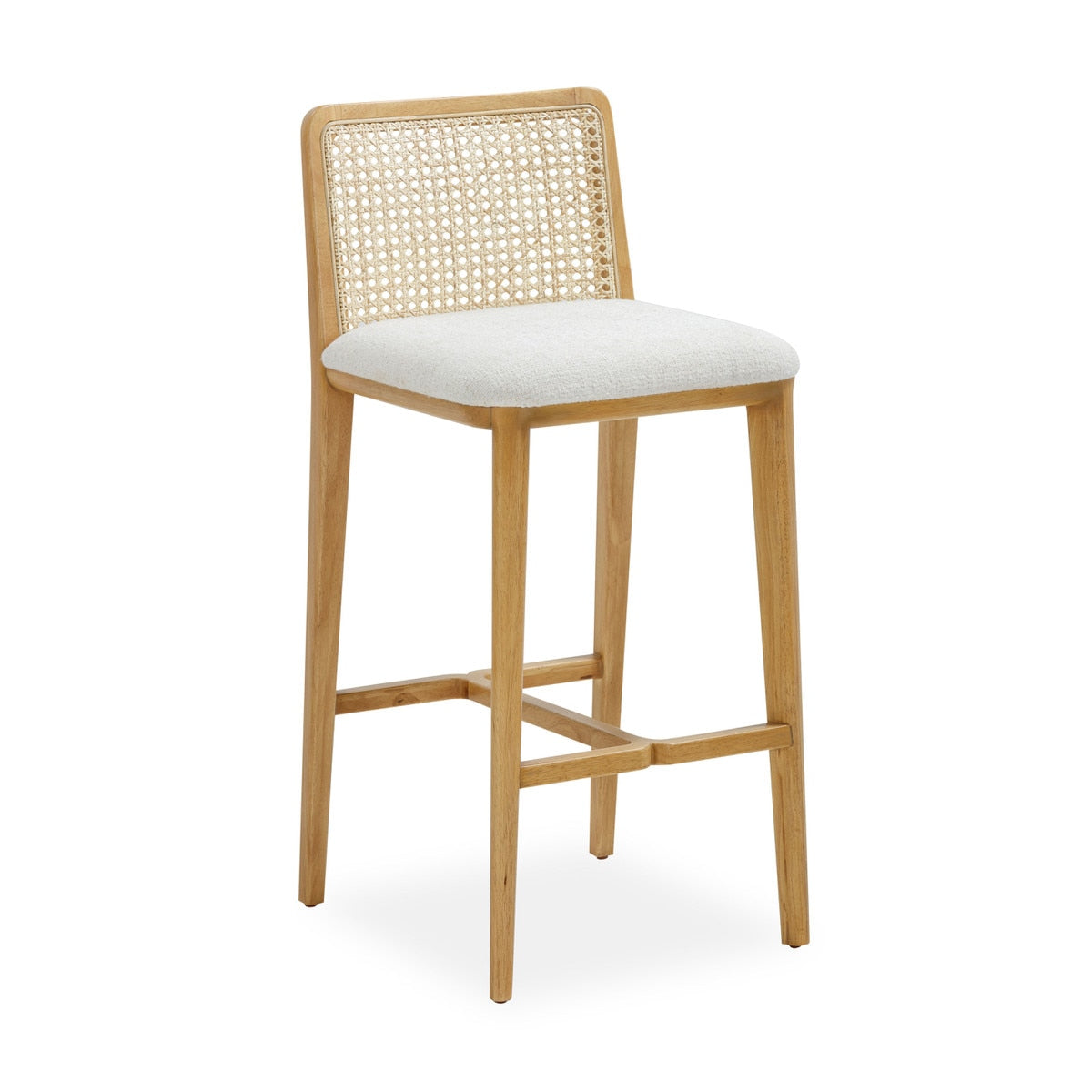 Gerri Performance Tweed and Rattan Counter Stool Model: TOV-D54381
