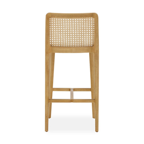 Gerri Performance Tweed and Rattan Counter Stool Model: TOV-D54381