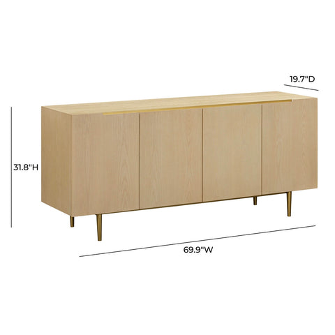 Echo Washed Natural Ash Sideboard Model: TOV-D54421