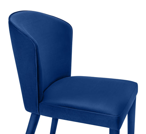 Metropolitan Navy Velvet Chair Model: TOV-D56
