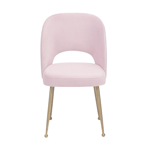 Swell Blush Velvet Chair Model: TOV-D61