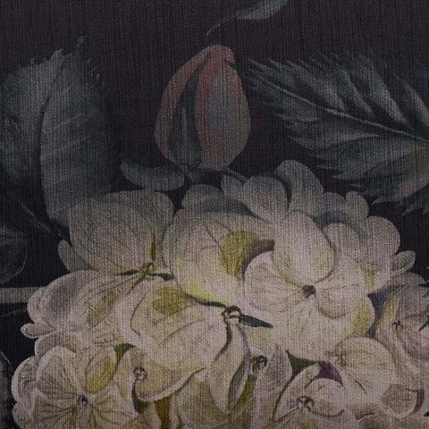 Atara Floral Velvet Gold Chair Model: TOV-D6349