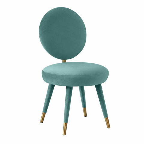 Kylie Sea Blue Velvet Dining Chair Model: TOV-D68126