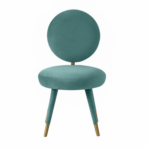 Kylie Sea Blue Velvet Dining Chair Model: TOV-D68126