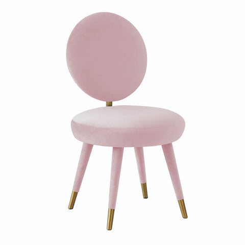 Kylie Bubblegum Velvet Dining Chair Model: TOV-D68127