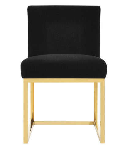Haute Black Velvet Chair Model: TOV-D68249