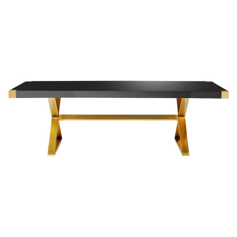 Adeline Black Lacquer Dining Table Model: TOV-D68303