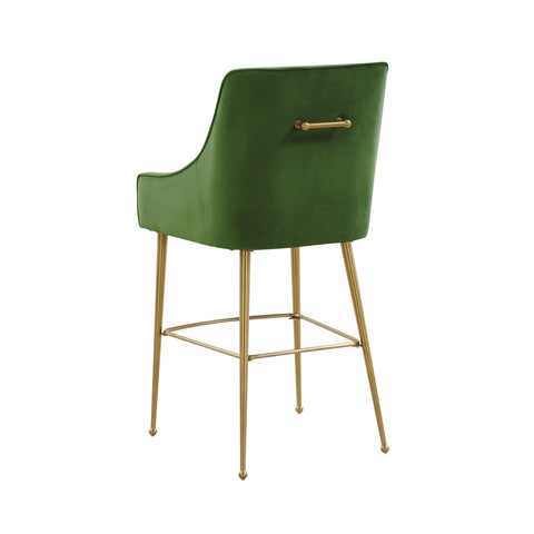 Beatrix Green Velvet Counter Stool Model: TOV-D68341