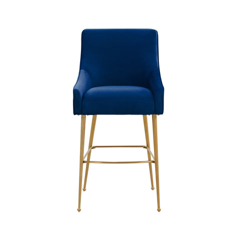Beatrix Navy Velvet Counter Stool Model: TOV-D68342