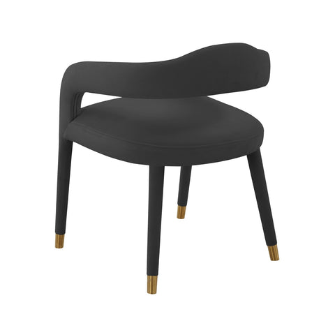Lucia Black Velvet Dining Chair Model: TOV-D68415