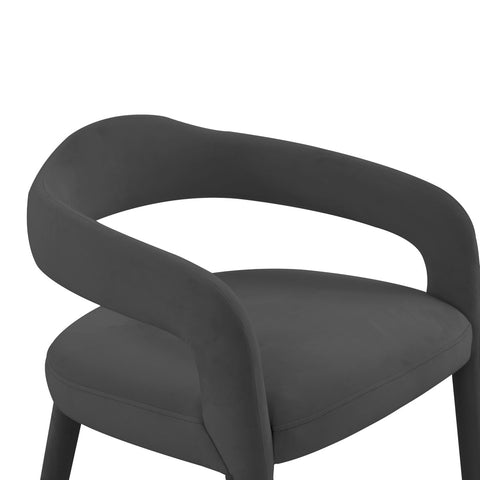 Lucia Black Velvet Dining Chair Model: TOV-D68415