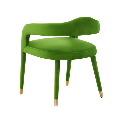 Lucia Green Velvet Dining Chair Model: TOV-D68417