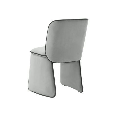Kinsley Grey Velvet Dining Chair Model: TOV-D68424