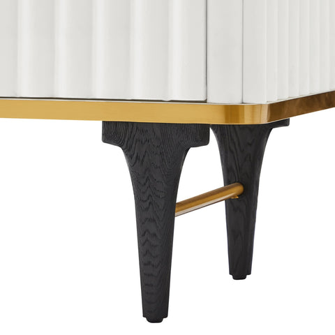 Cordoba Cream Velvet Bar Cabinet Model: TOV-D68440