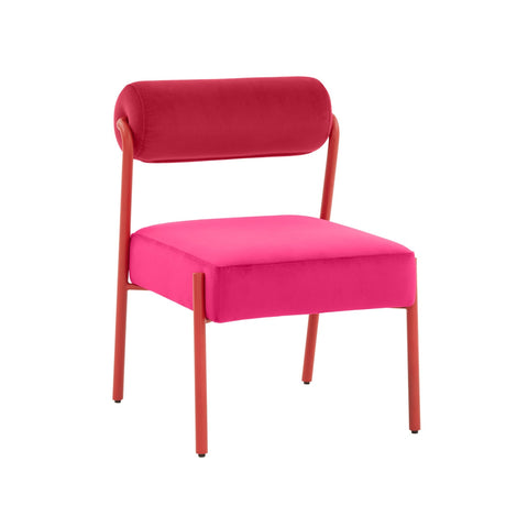 Jolene Hot Pink Velvet Dining Chair - Set of 2 Model: TOV-D68583