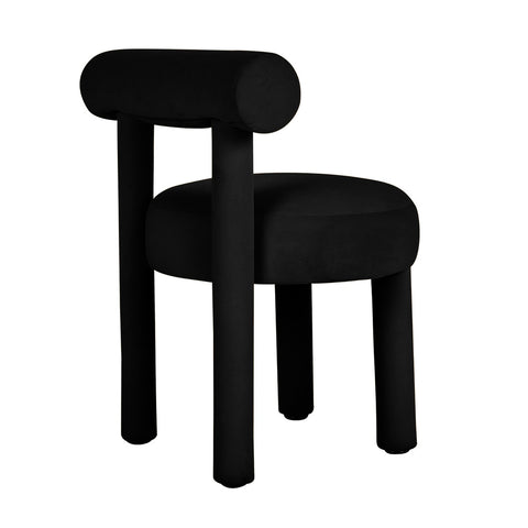 Carmel Black Velvet Dining Chair Model: TOV-D68591