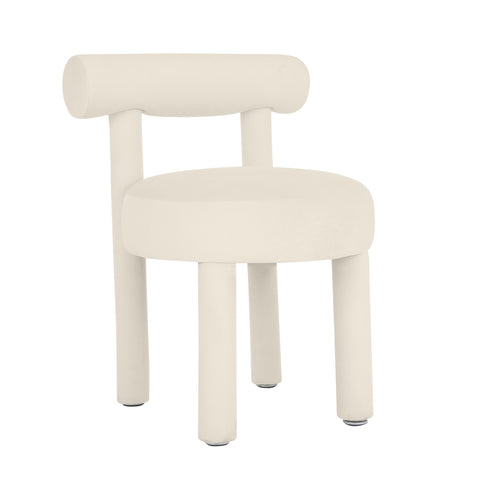 Carmel Cream Velvet Dining Chair Model: TOV-D68592
