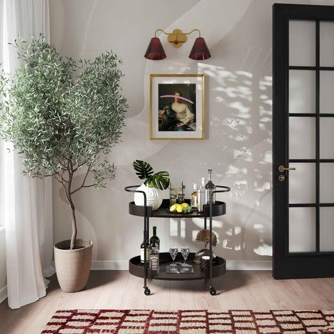 Cyril Black Bar Cart Model: TOV-D68617