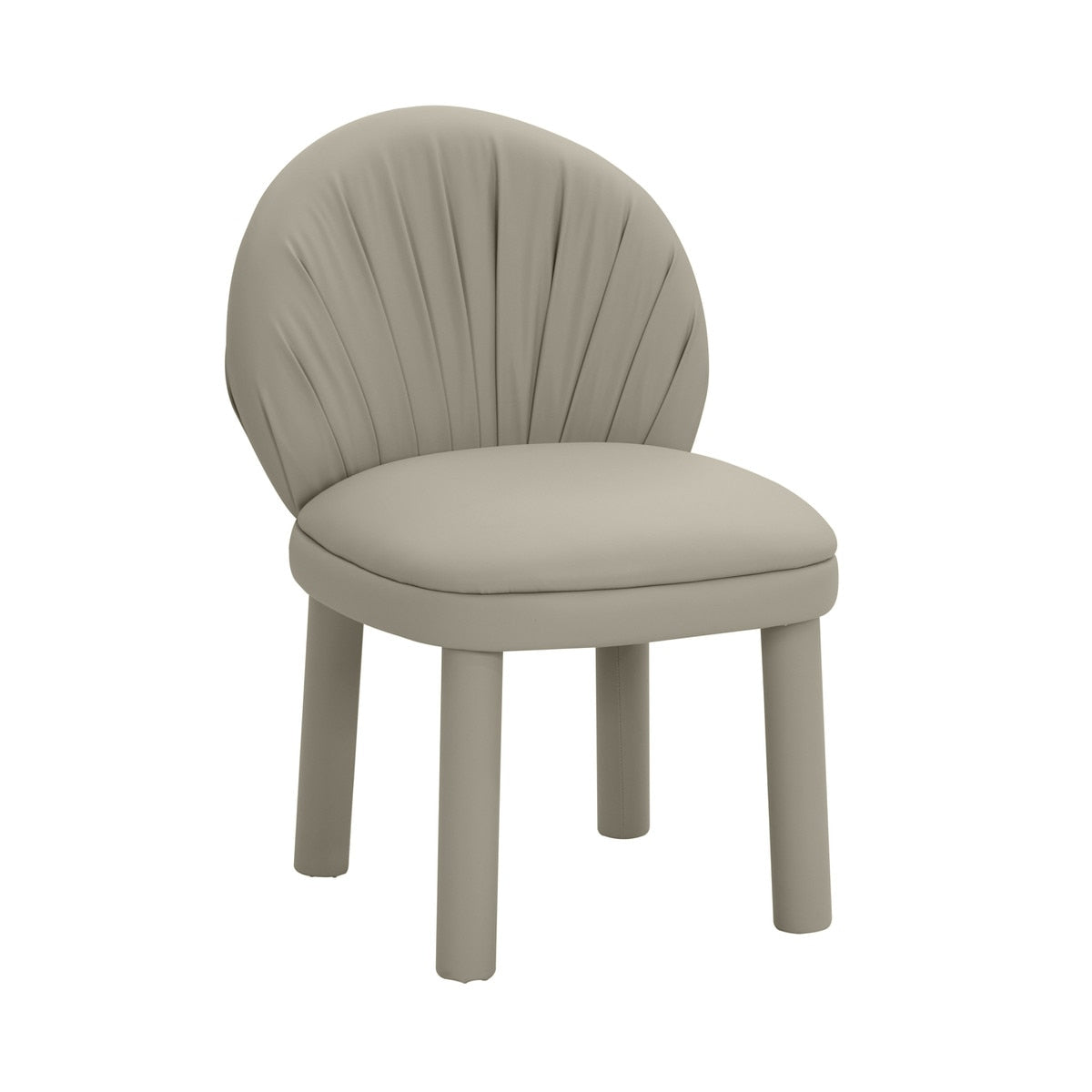Aliyah Grey Performance Vegan Leather Dining Chair Model: TOV-D68652