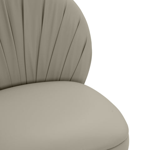 Aliyah Grey Performance Vegan Leather Dining Chair Model: TOV-D68652