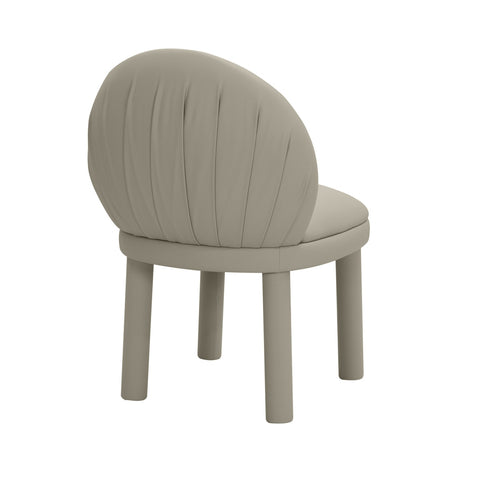 Aliyah Grey Performance Vegan Leather Dining Chair Model: TOV-D68652