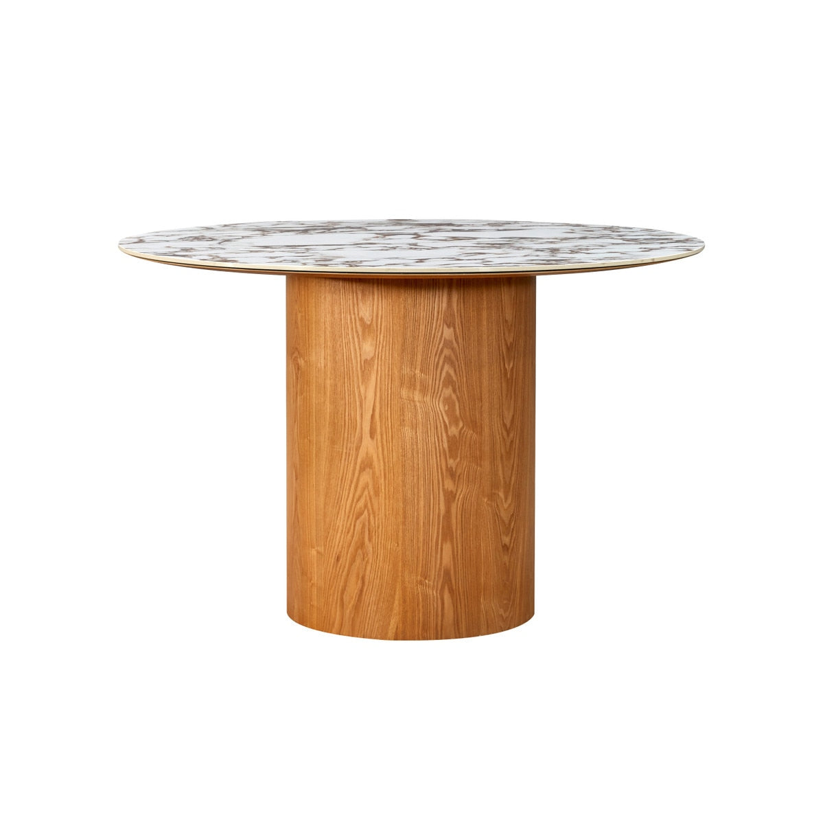 Tamara Marble Ceramic 47" Round Dinette Table Model: TOV-D68681