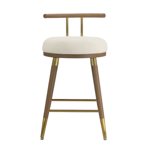 Juniper Cream Velvet Counter Stool Model: TOV-D68685