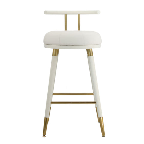 Juniper White Performance Vegan Leather Counter Stool Model: TOV-D68687