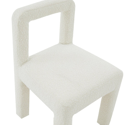 Hazel Cream Boucle Dining Chair Model: TOV-D68706