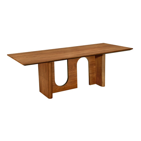 Satra Walnut Rectangular 92" Dining Table Model: TOV-D68715
