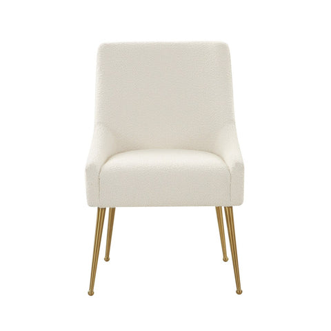 Beatrix Cream Performance Boucle Side Chair Model: TOV-D68722