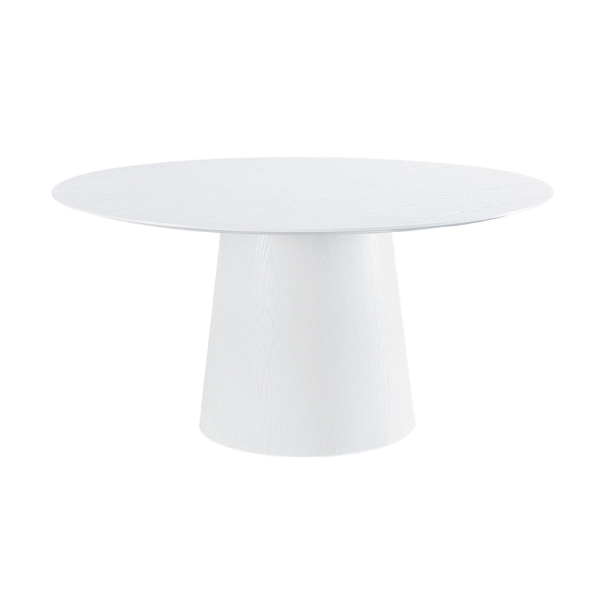 Pauline White Ash 62" Round Dining Table Model: TOV-D68759