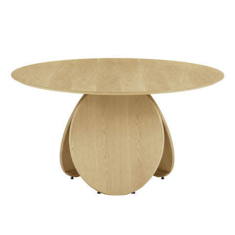 Emil Natural Oak Round Dining Table Model: TOV-D68762