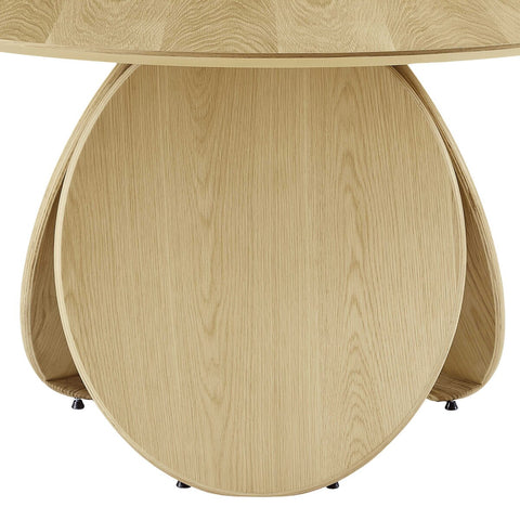 Emil Natural Oak Round Dining Table Model: TOV-D68762