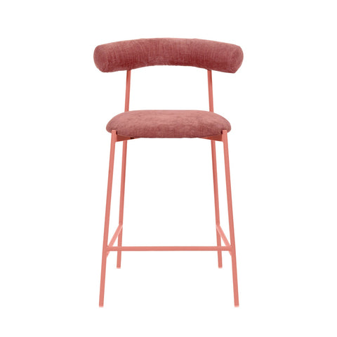 Liliana Mauve Performance Velvet Counter Stool Model: TOV-D68767