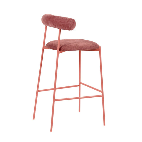 Liliana Mauve Performance Velvet Bar Stool Model: TOV-D68768