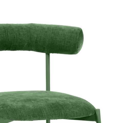 Liliana Forest Green Performance Velvet Bar Stool Model: TOV-D68770