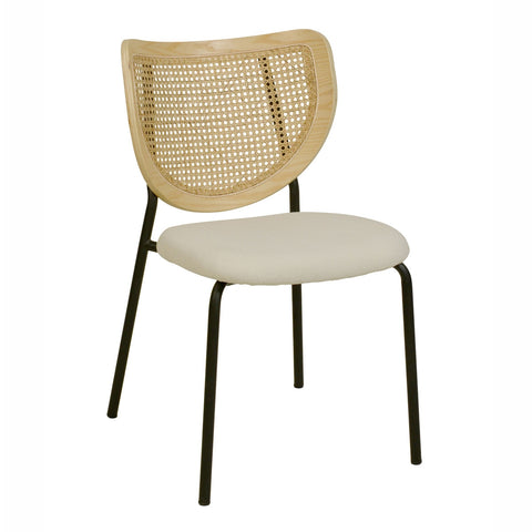 Nessie Natural Rattan Dining Chair - Set of 2 Model: TOV-D68874